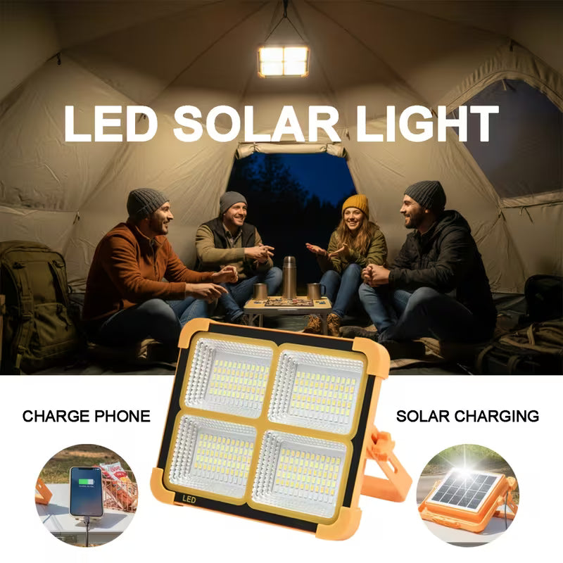 Portable Solar Camping Light – USB Rechargeable LED Peaceful Pleasures