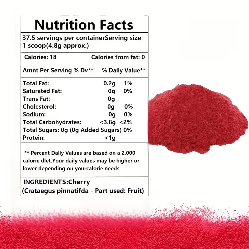 Natural Tart Cherry Powder 180g – Antioxidant Rich Peaceful Pleasures