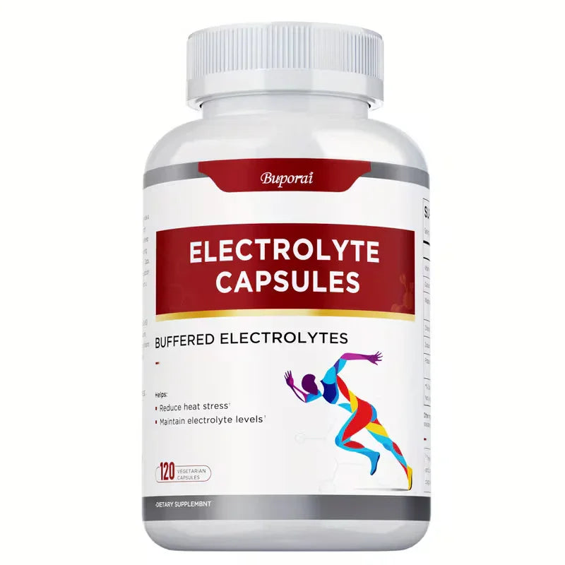 Electrolyte Capsules with Vitamin D | Gluten Free | 120 Capsules Peaceful Pleasures