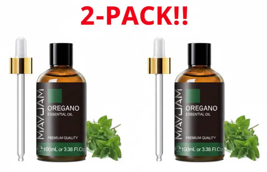 MAYJAM Oregano Essential Oil 3.38 fl oz – 2 Pack Peaceful Pleasures