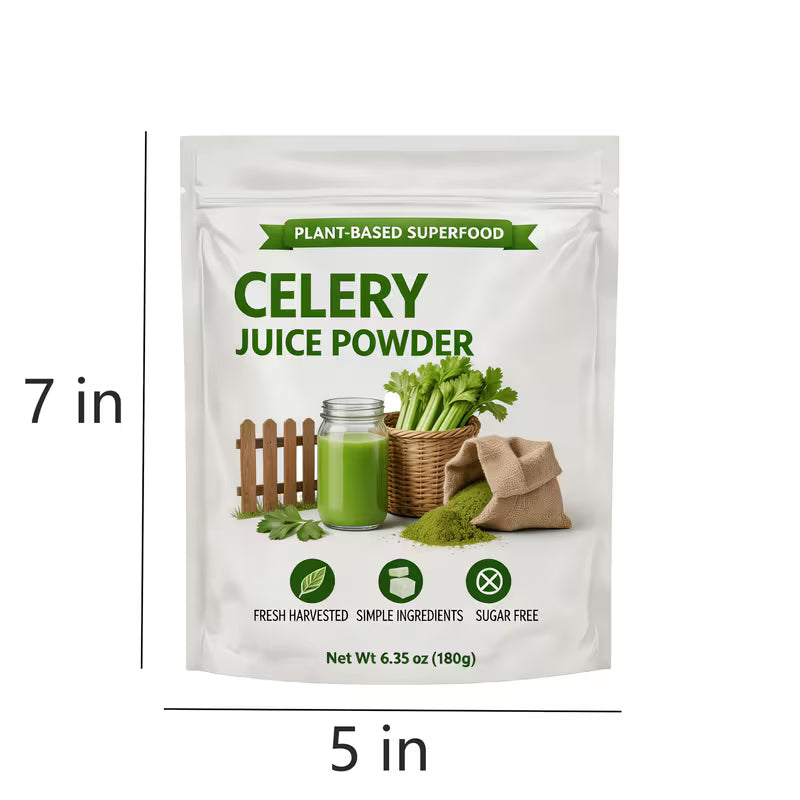 Celery Juice Powder, 6.35oz (180g) Peaceful Pleasures