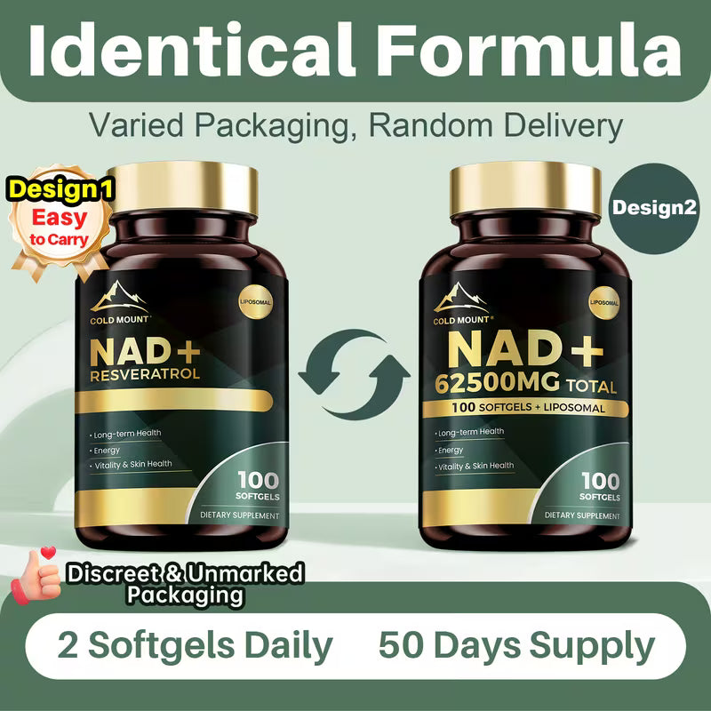 NAD+ Supplement 62500mg | Nicotinamide Riboside & Trans-Resveratrol Peaceful Pleasures