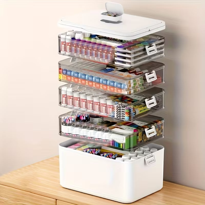 5-Tier Pill & Storage Organizer Box – Home & Travel Peaceful Pleasures