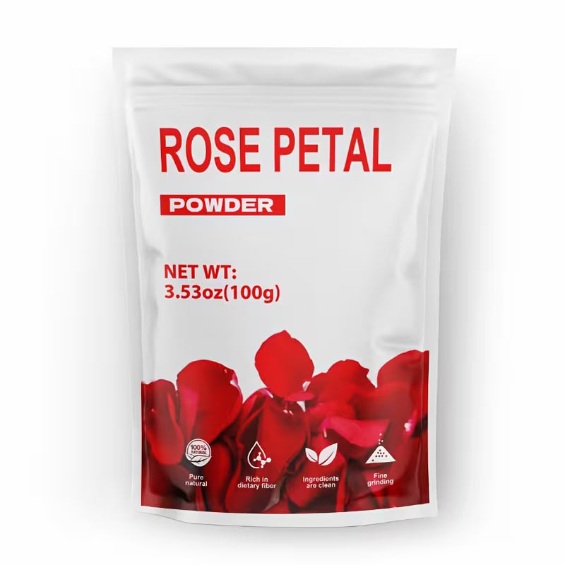 Rose Petal Powder 3.35oz | Tea, Smoothies, Lattes & Face Masks Peaceful Pleasures