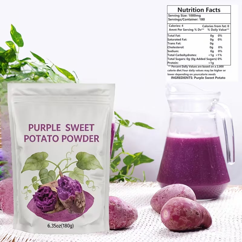 Premium Purple Sweet Potato Powder (6.35 oz) – Ube Powder Peaceful Pleasures