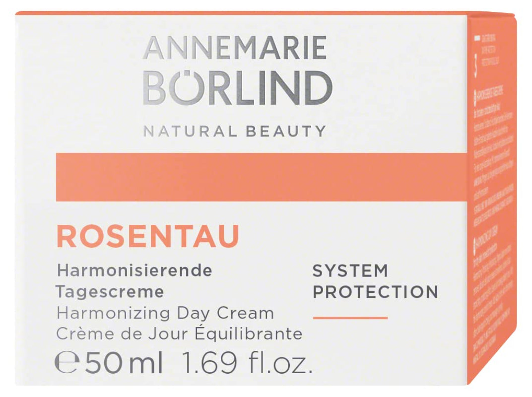 Annemarie Borlind Rosentau day cream packaging on a white background