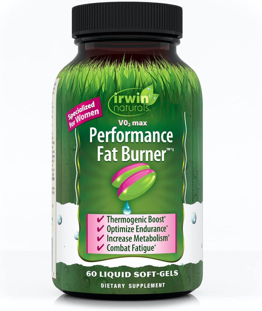 Irwin Naturals Performance Fat Burner supplement bottle on a white background