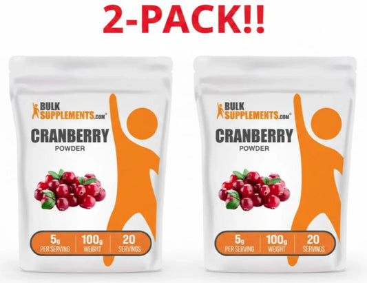 BulkSupplements Cranberry Powder 2-Pack Peaceful Pleasures