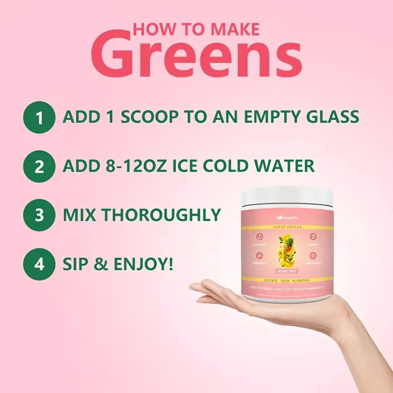 Kiala Nutrition Super Greens Powder – Spirulina & Chlorella Peaceful Pleasures