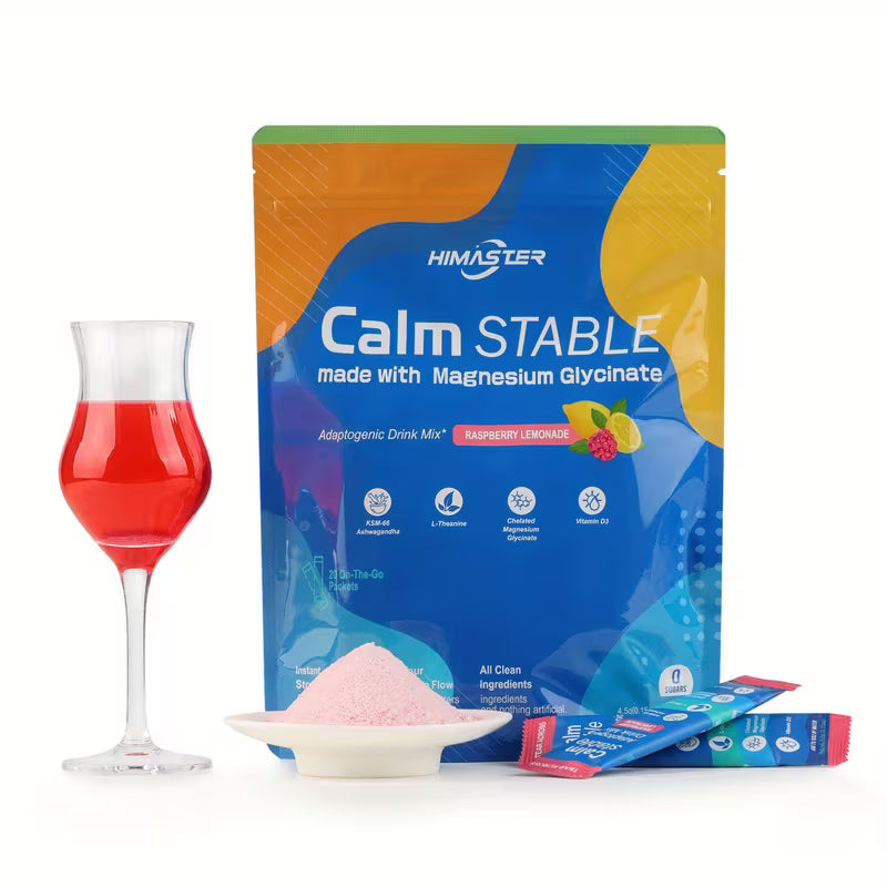 Himaster Calm Drink Mix – Magnesium, Ashwagandha, L-Theanine Peaceful Pleasures