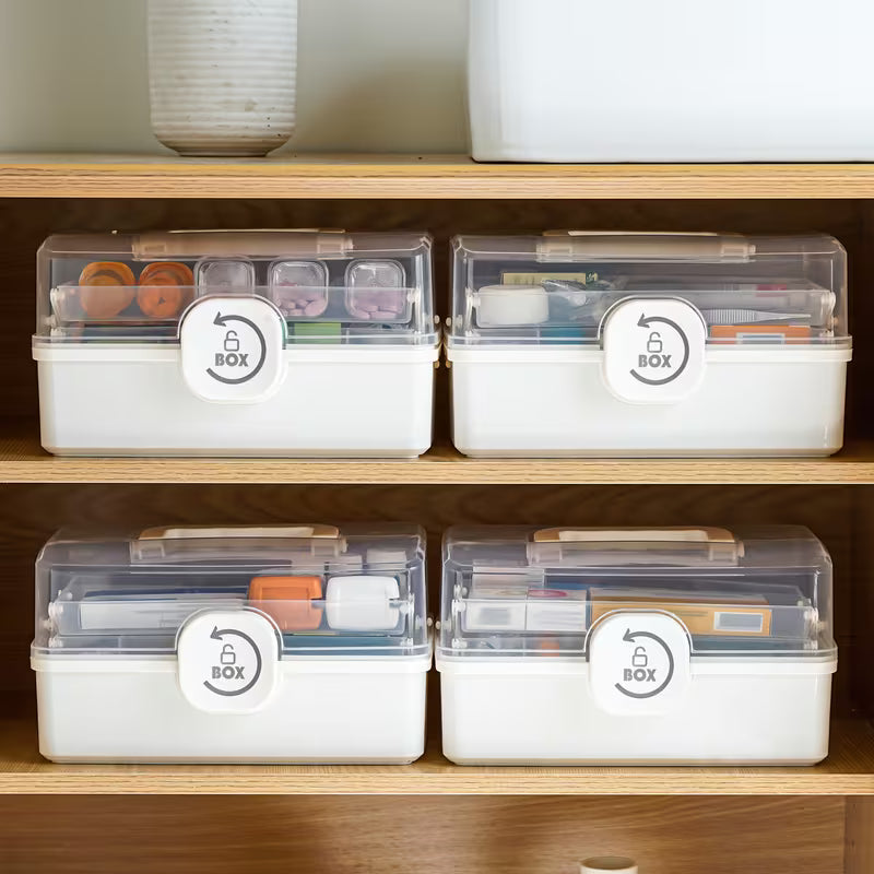 Versatile Storage & Organizer Box with Handle Peaceful Pleasures