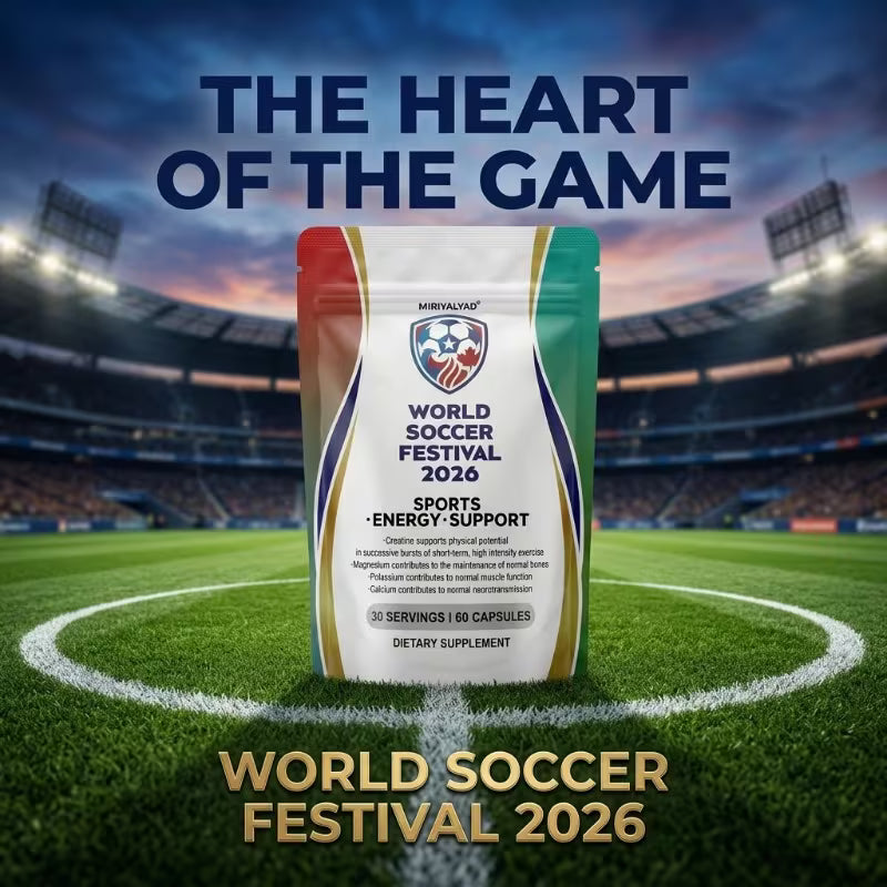 World Soccer Festival 2026 – Performance Capsules (60ct) Peaceful Pleasures