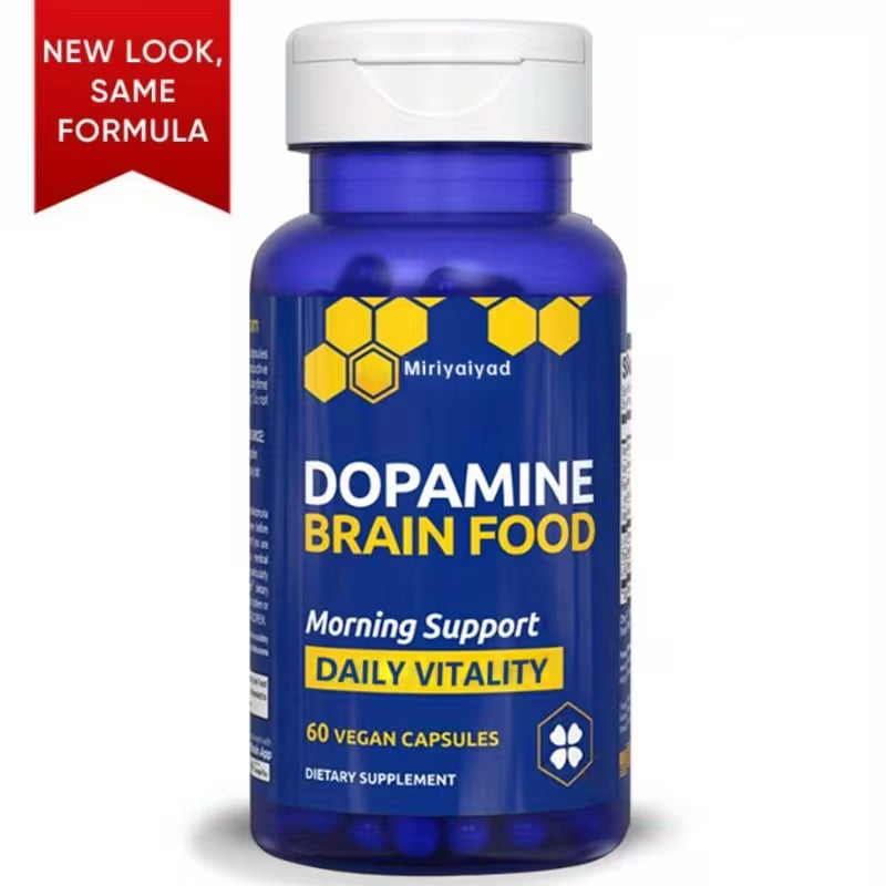 Dopamine Brain Food Support Supplement – Morning & Daily Vitality Peaceful Pleasures
