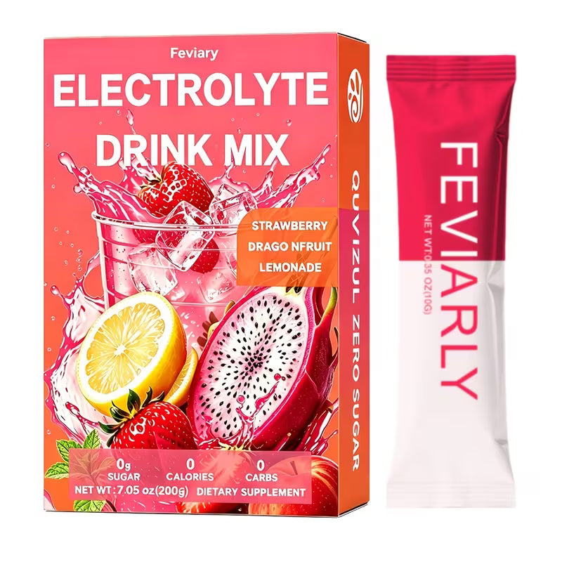 Zero Sugar Mixed Flavors Electrolyte Drink with Vitamins B3/B6/B12/B5 Peaceful Pleasures