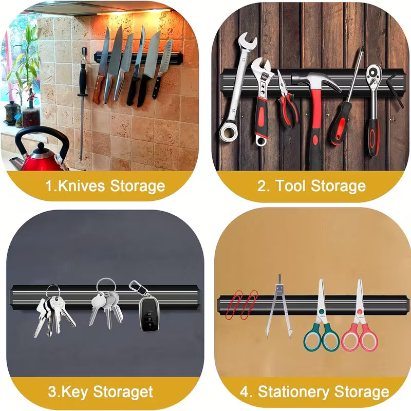 Wall Magnetic Knife Holder 19.69in | Kitchen Knife Bar Peaceful Pleasures