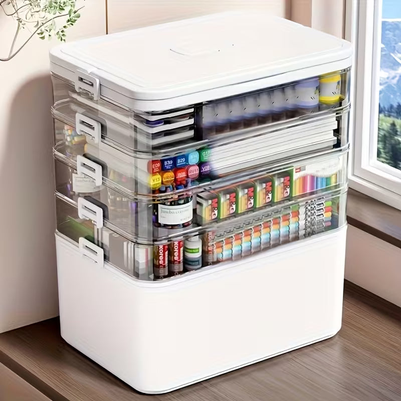 5-Tier Pill & Storage Organizer Box – Home & Travel Peaceful Pleasures