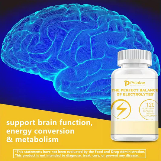 Electrolyte Balance with Vitamin D3, B6, Magnesium & Zinc – 120ct Peaceful Pleasures