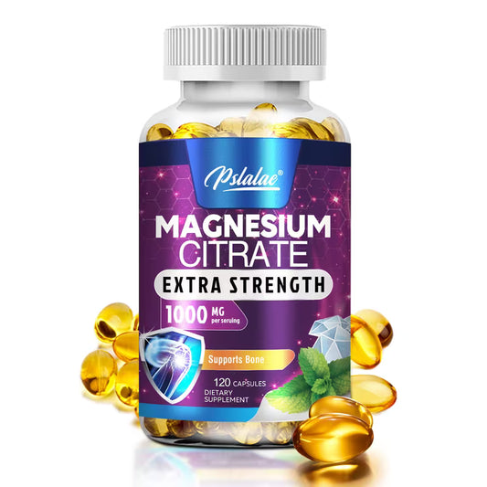 Magnesium Citrate – Bone & Muscle Health – 120 Capsules Peaceful Pleasures