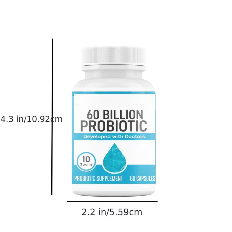 High-Potency 60 Billion Probiotic – Gut Health & Regularity Peaceful Pleasures