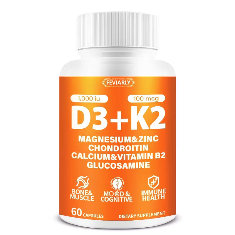 Vitamin D3 K2 Supplement Capsules Peaceful Pleasures