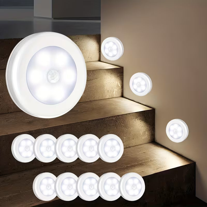 10 Pack LED Motion Sensor Cabinet Light – Battery Powered Peaceful Pleasures