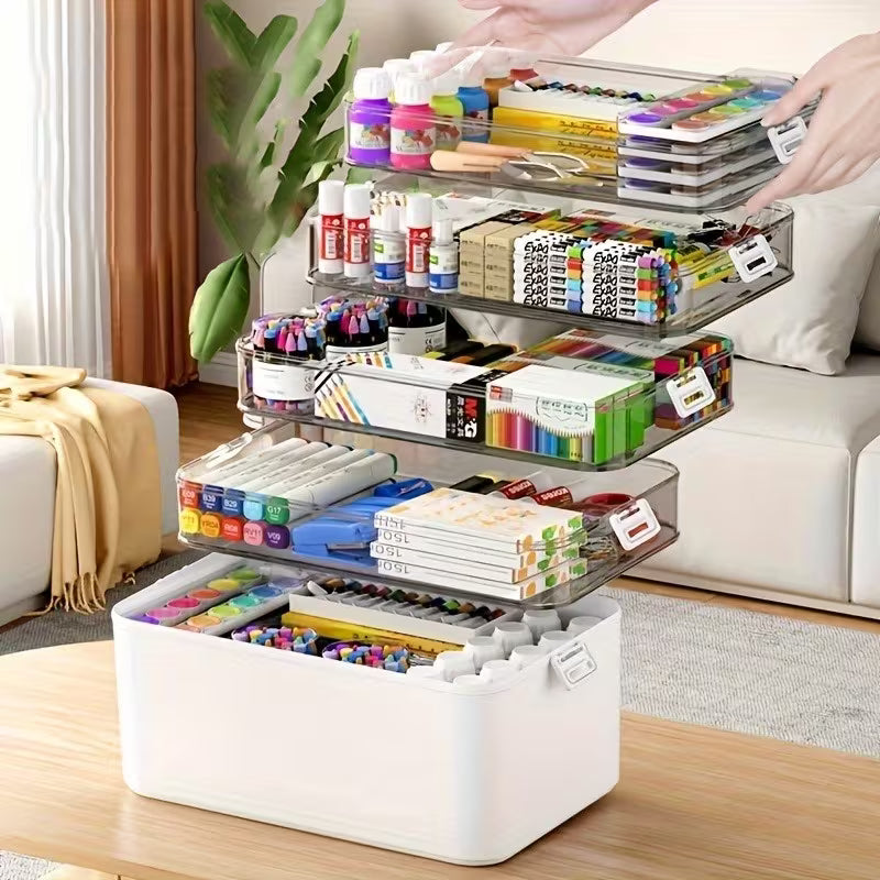 5-Tier Pill & Storage Organizer Box – Home & Travel Peaceful Pleasures