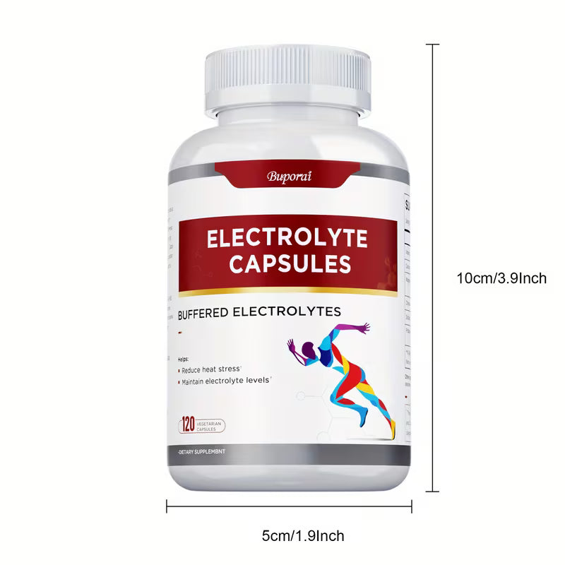 Electrolyte Capsules with Vitamin D | Gluten Free | 120 Capsules Peaceful Pleasures