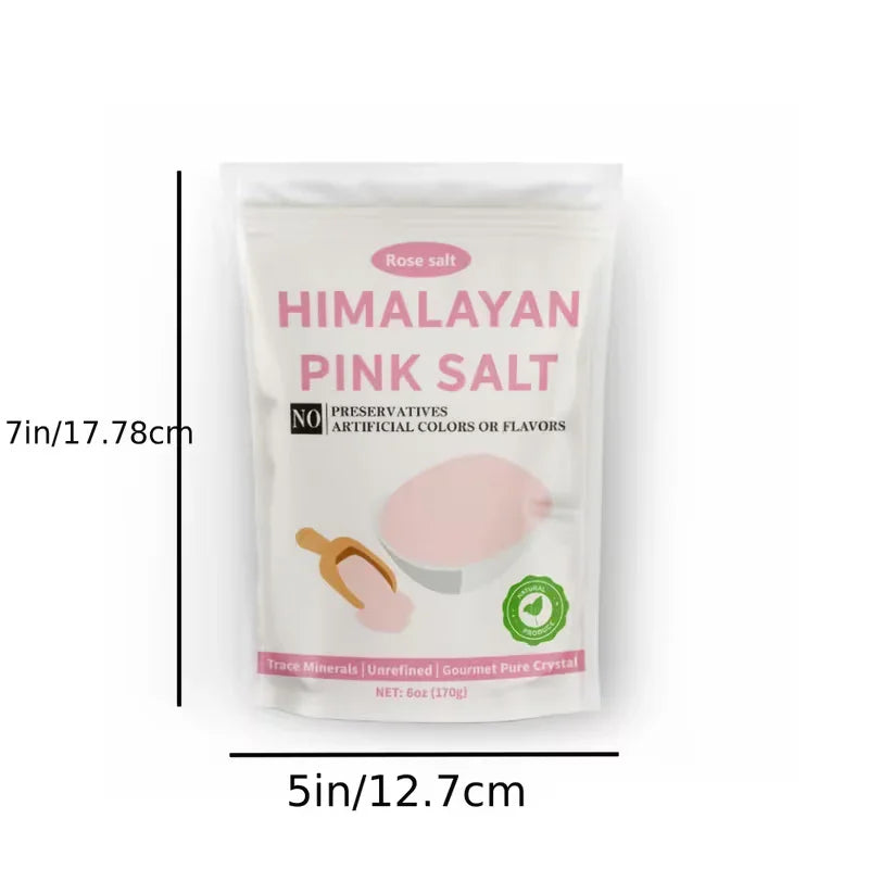 Pink Himalayan Salt 6oz Coarse Grain – Grinder Refill & Bath Peaceful Pleasures