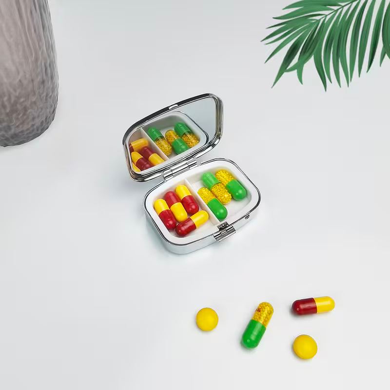 4-Pack Puppy Themed Metal Medicine & Jewelry Box Peaceful Pleasures