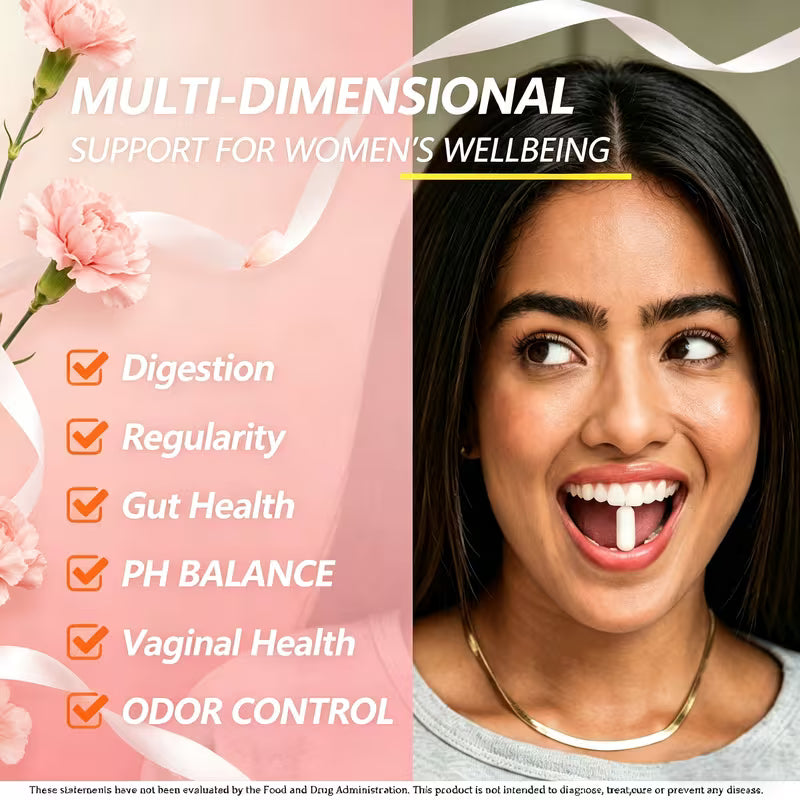 USLSHA Probiotics for Women 60 Billion CFU 30 Capsules Peaceful Pleasures