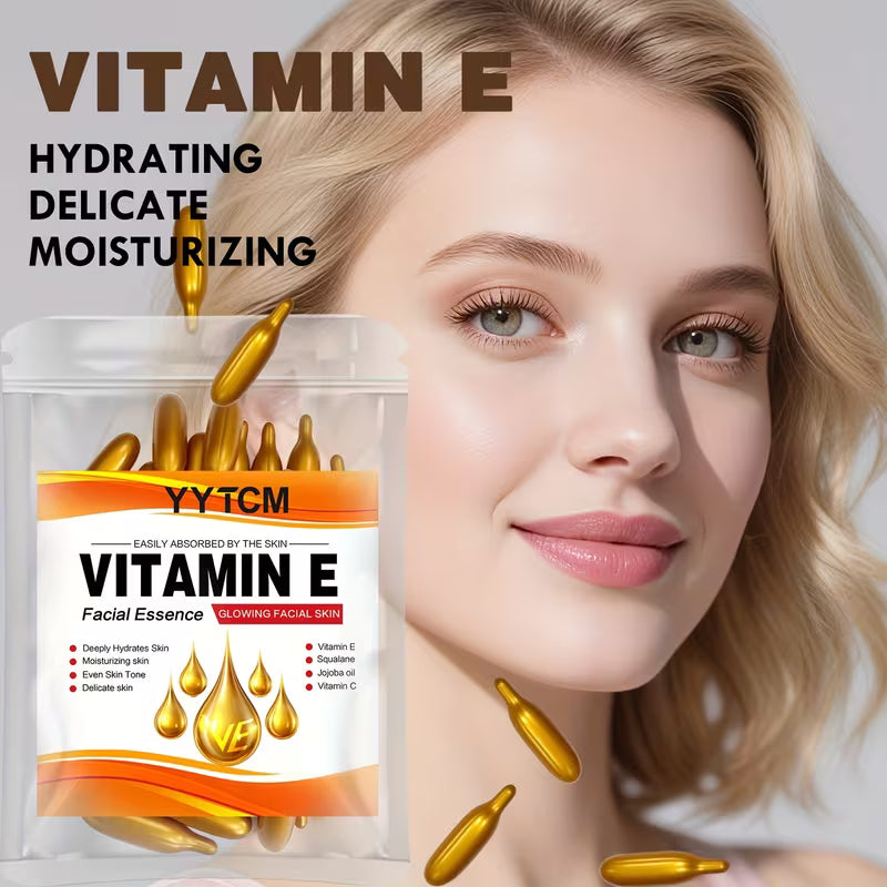 Vitamin E Deep Moisturizing Capsule Essence for Skin Skin Care Peaceful Pleasures