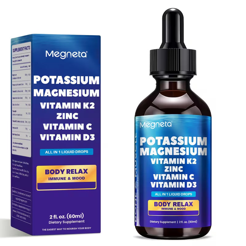 Potassium Magnesium Drops | Electrolyte & Nerve Support Peaceful Pleasures