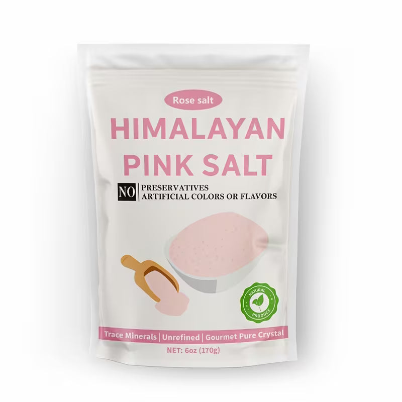 Pink Himalayan Salt 6oz Coarse Grain – Grinder Refill & Bath Peaceful Pleasures