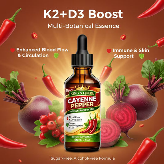 Vitamin D3 K2 Liquid Drops | Herbal Supplement 2 Fl Oz Peaceful Pleasures