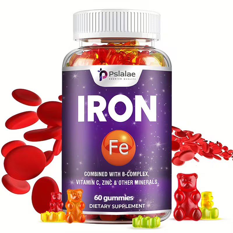 Iron with Vitamin A, B6 & Zinc – Energy Supplement 60ct Peaceful Pleasures