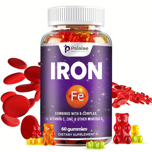 Iron with Vitamin A, B6 & Zinc – Energy Supplement 60ct Peaceful Pleasures