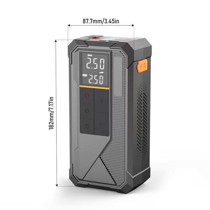 8000mAh Portable Car Jump Starter with Air Compressor Peaceful Pleasures