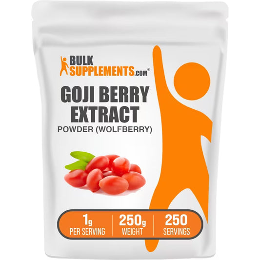 Wolfberry Extract (Goji Berry) Powder | BulkSupplements Peaceful Pleasures