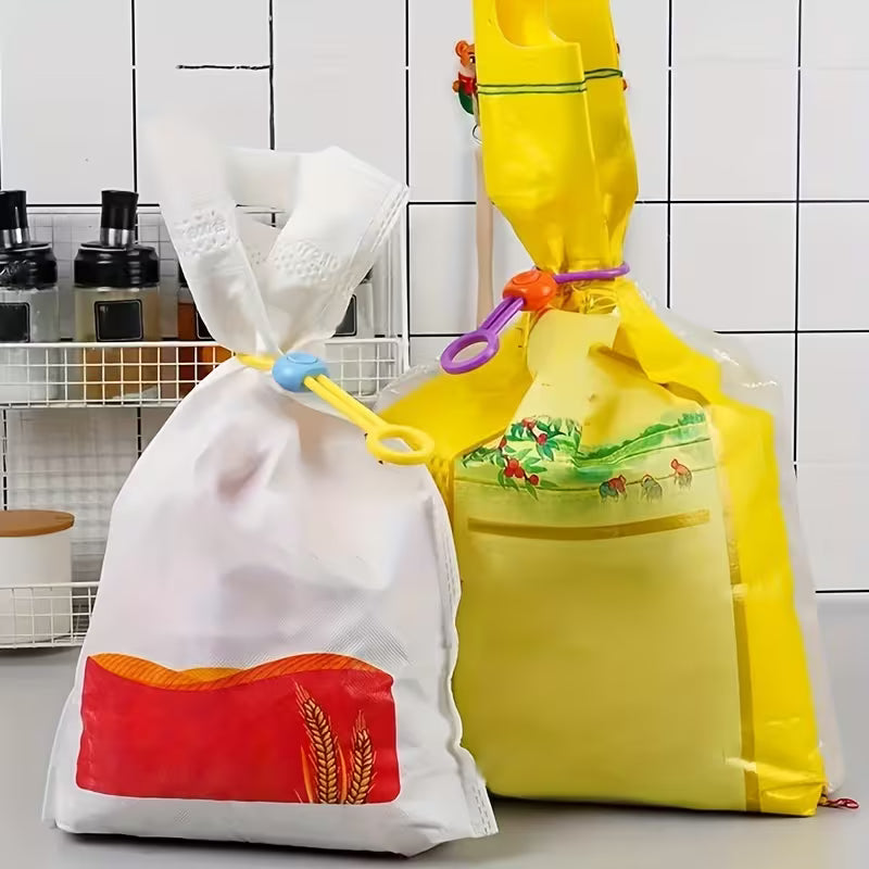 5 Food Bag Sealing Clips – Silicone Reusable Bag Sealers Peaceful Pleasures