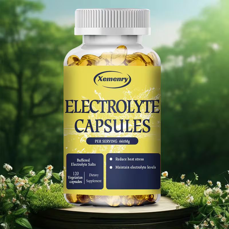Electrolyte Capsules – Vitamin D3, Magnesium, Potassium, Calcium 120ct Peaceful Pleasures