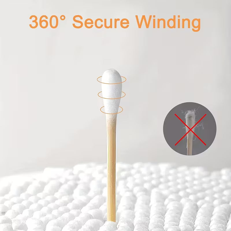 800 Count Bamboo Ear Swabs – Makeup, Crafts & Daily Cleaning Peaceful Pleasures