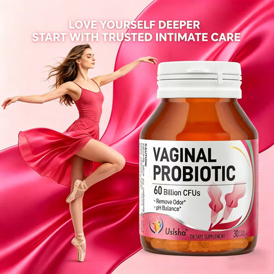USLSHA Probiotics for Women 60 Billion CFU 30 Capsules Peaceful Pleasures