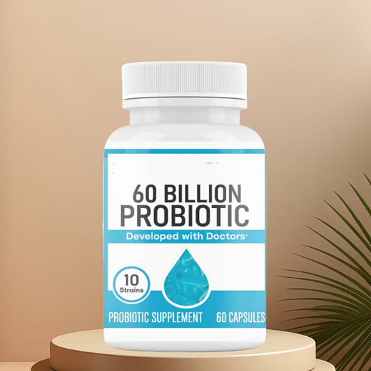 High-Potency 60 Billion Probiotic – Gut Health & Regularity Peaceful Pleasures