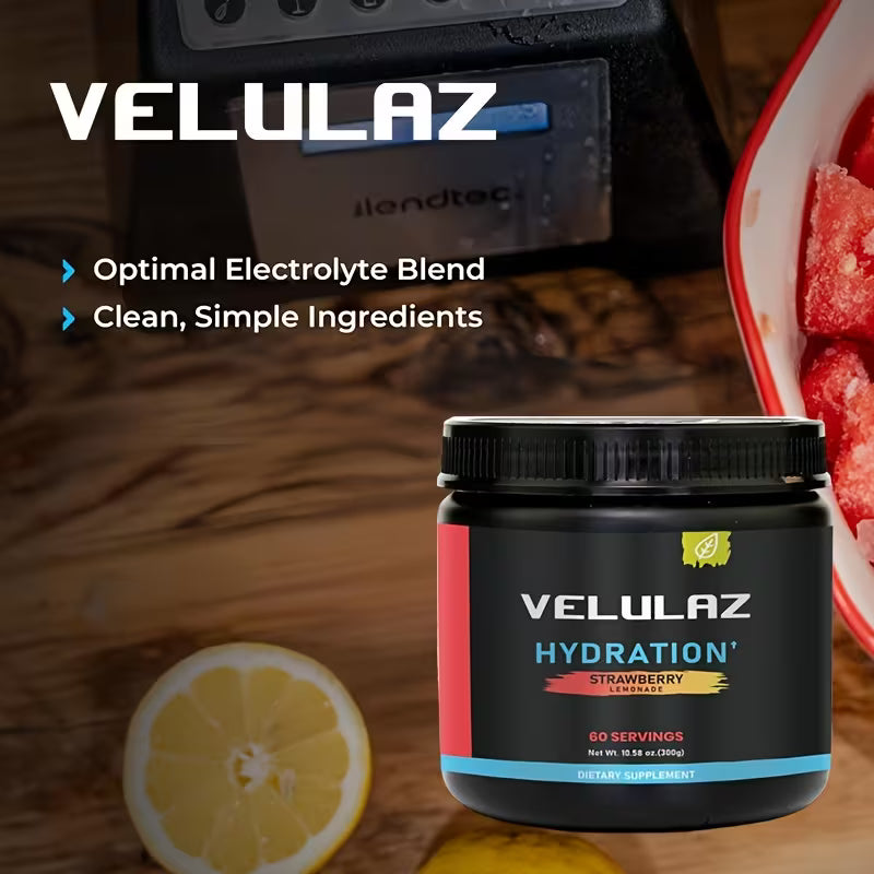 Hydration Powder Electrolyte Drink Mix | Strawberry Lemonade Peaceful Pleasures