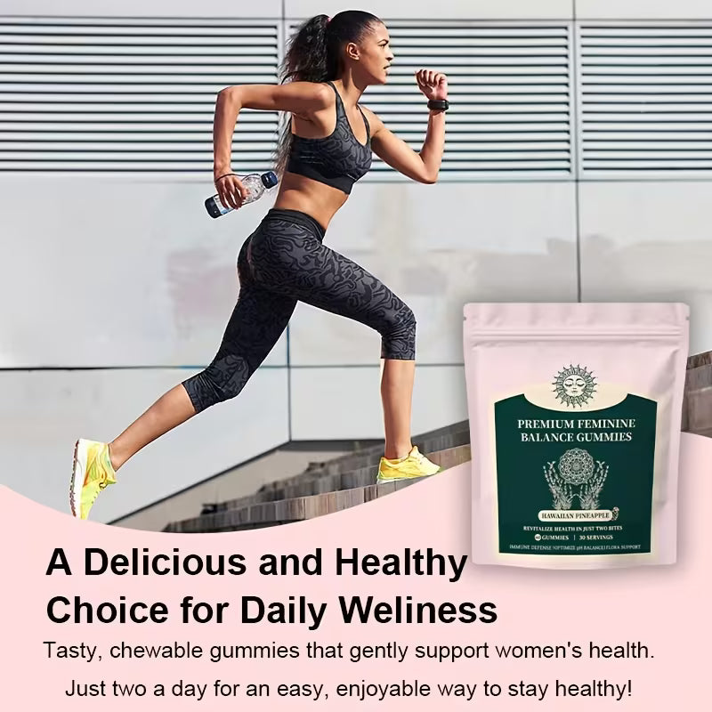 Premium Feminine Balance Gummies | Hawaiian Pineapple Flavor Peaceful Pleasures