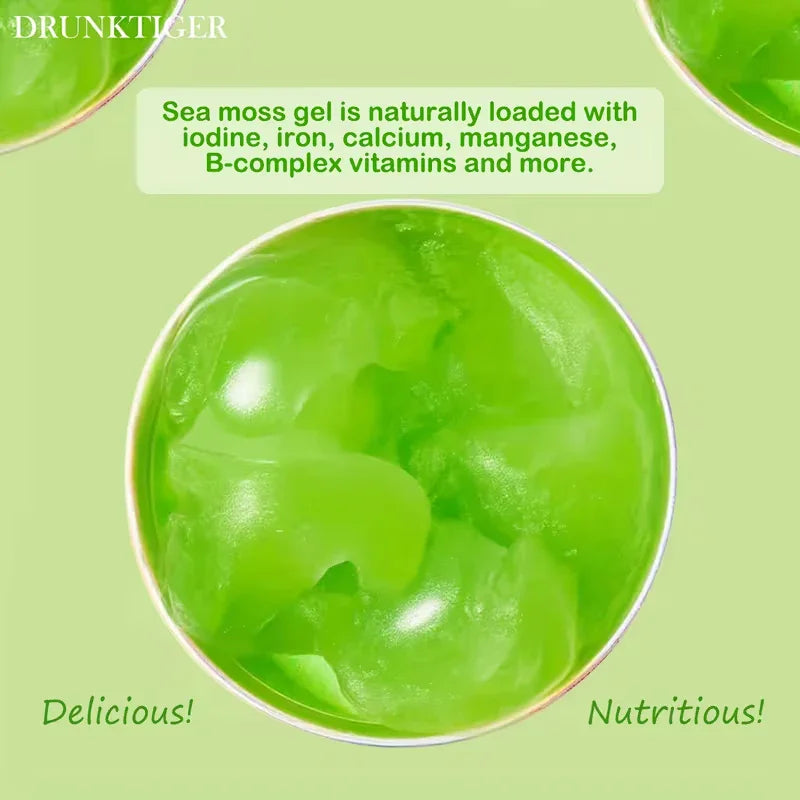 Sea Moss Gel 2-Pack – Green Apple | 92 Minerals & Prebiotics Peaceful Pleasures