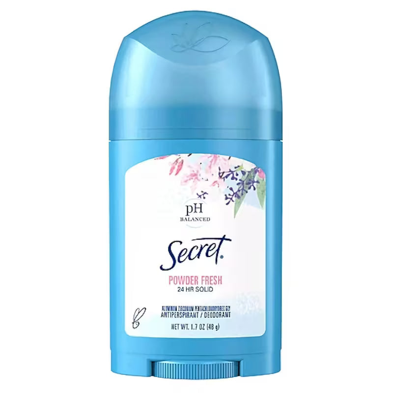 Secret Powder Fresh antiperspirant deodorant stick on a white background