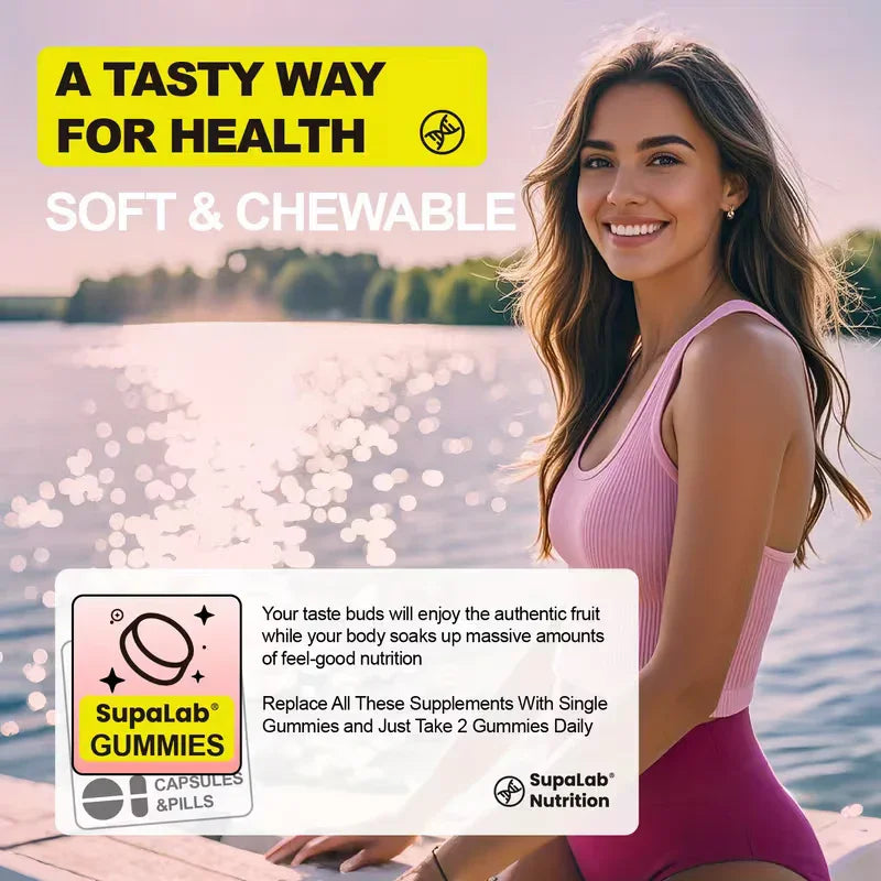 Woman Hormone & Energy Gummies | DIM, Ashwagandha & Chasteberry Peaceful Pleasures