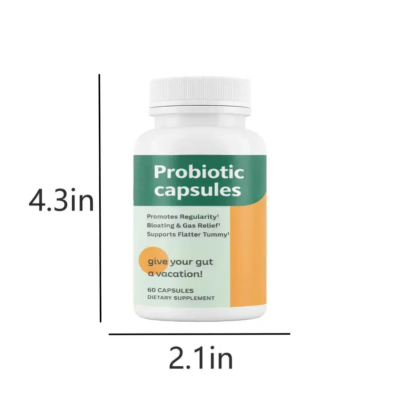 Probiotic Digestive Care Formula – 60 Capsules for Gut Balance & Regularity Peaceful Pleasures