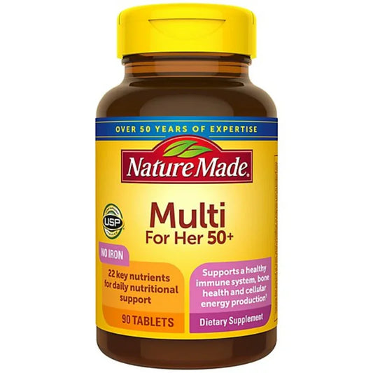 Nature Made Multivitamins Tablets Multi For Her 50+ - 90 Count Nature Made Multivitamins Tablets Multi For Her 50+ - 90 Count